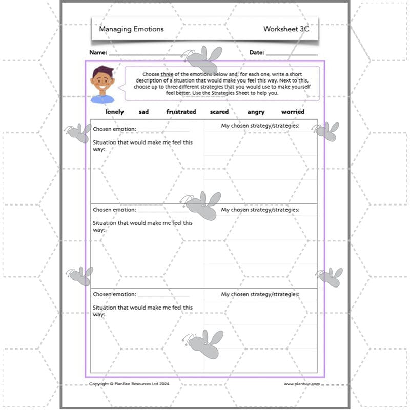 PlanBee Managing Emotions KS2 PSHE lessons | PlanBee