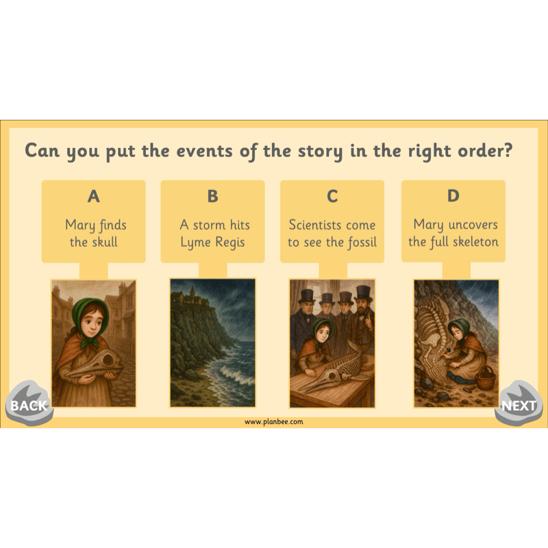 PlanBee Mary Anning KS1 | History Lesson Pack 