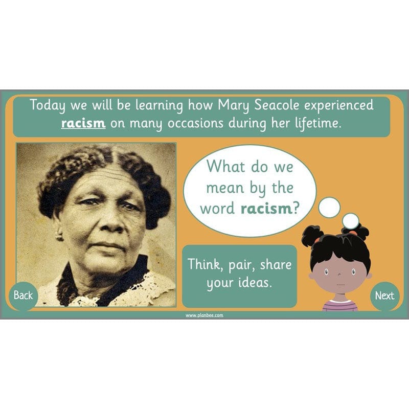 PlanBee Mary Seacole History KS1 lessons by Planbee