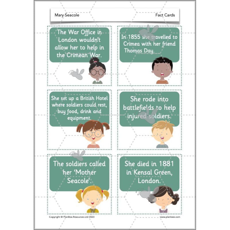 PlanBee Mary Seacole History KS1 lessons by Planbee