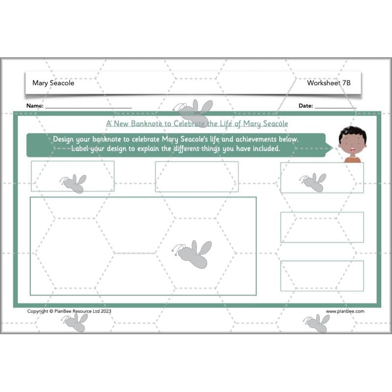 PlanBee Mary Seacole History KS1 lessons by Planbee
