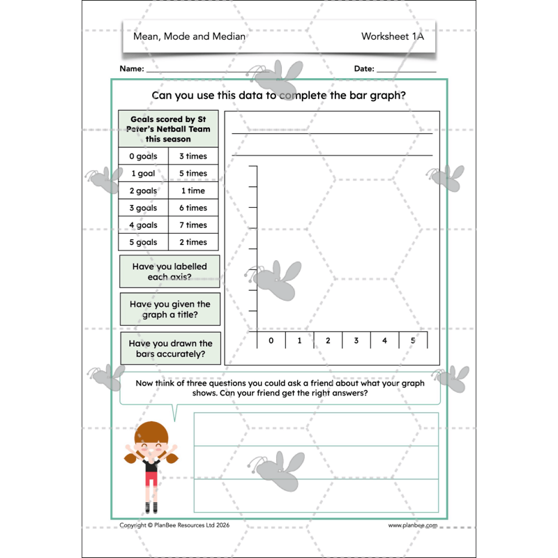 PlanBee Mean Median and Mode Year 6 Maths by PlanBee