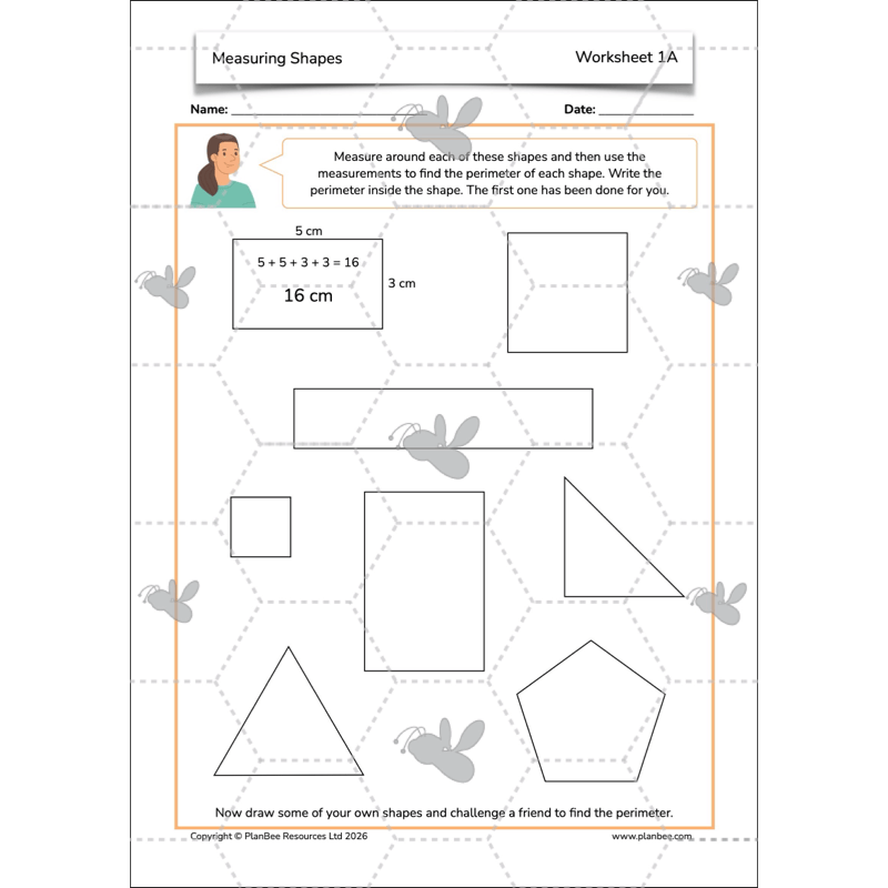 PlanBee Measuring Shapes Year 5 Maths Planning by PlanBee