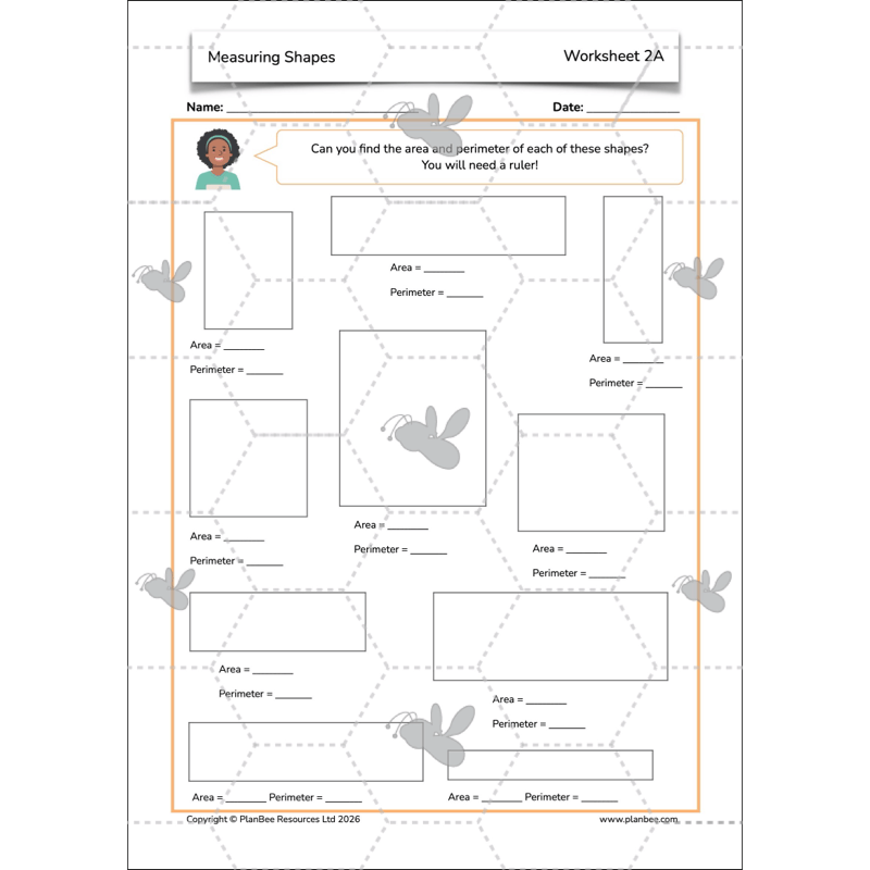 PlanBee Measuring Shapes Year 5 Maths Planning by PlanBee