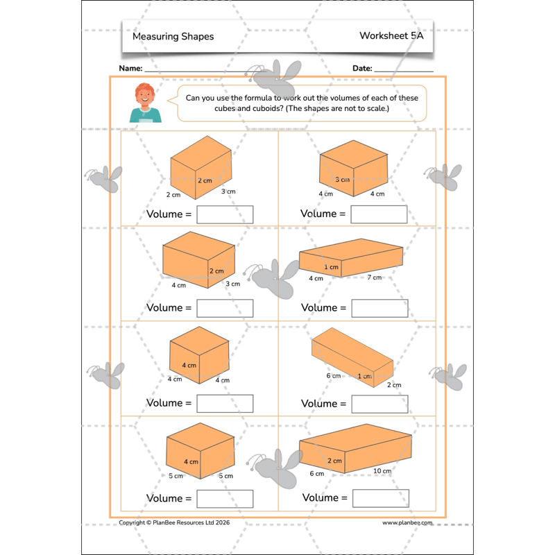 PlanBee Measuring Shapes Year 5 Maths Planning by PlanBee