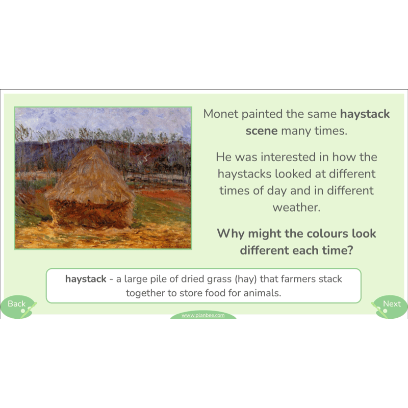 PlanBee Monet and the Impressionists | KS2 Art Lessons