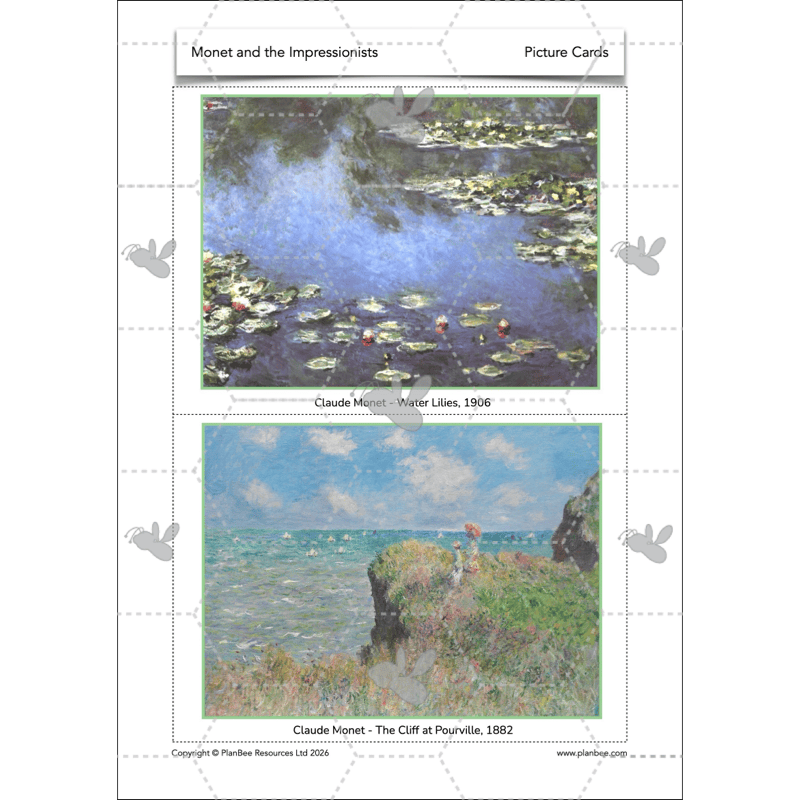 PlanBee Monet and the Impressionists | KS2 Art Lessons