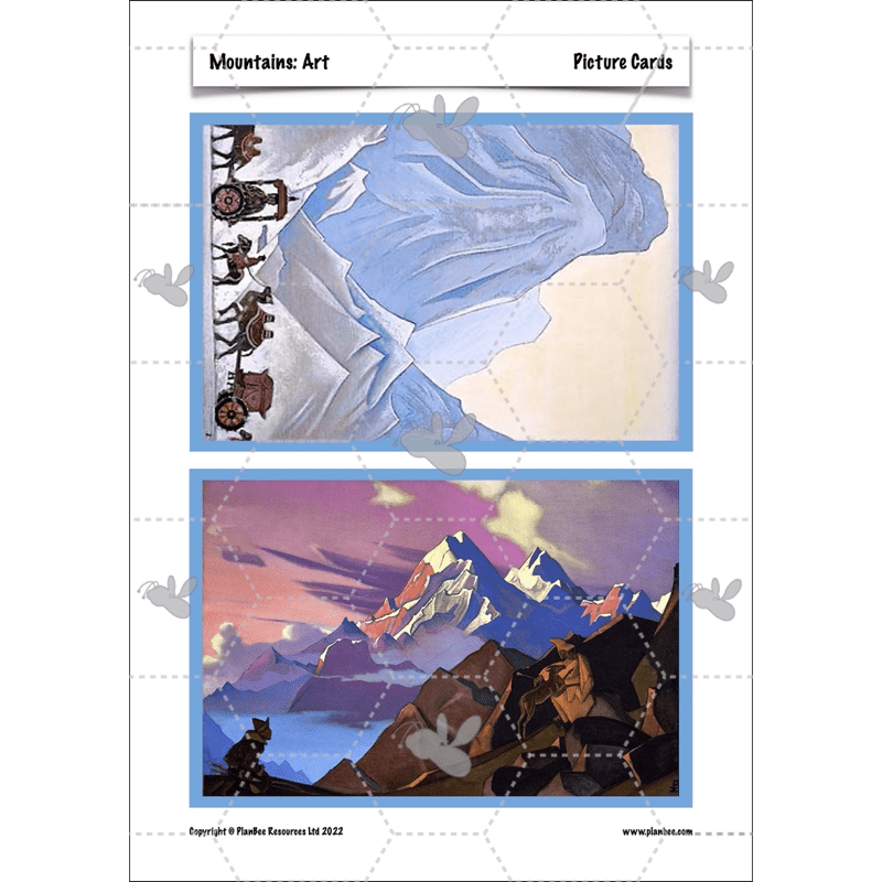 PlanBee Mountains Topic KS2 Enrichment Lesson Pack