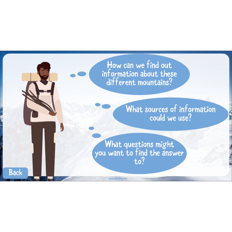 PlanBee Mountains KS2