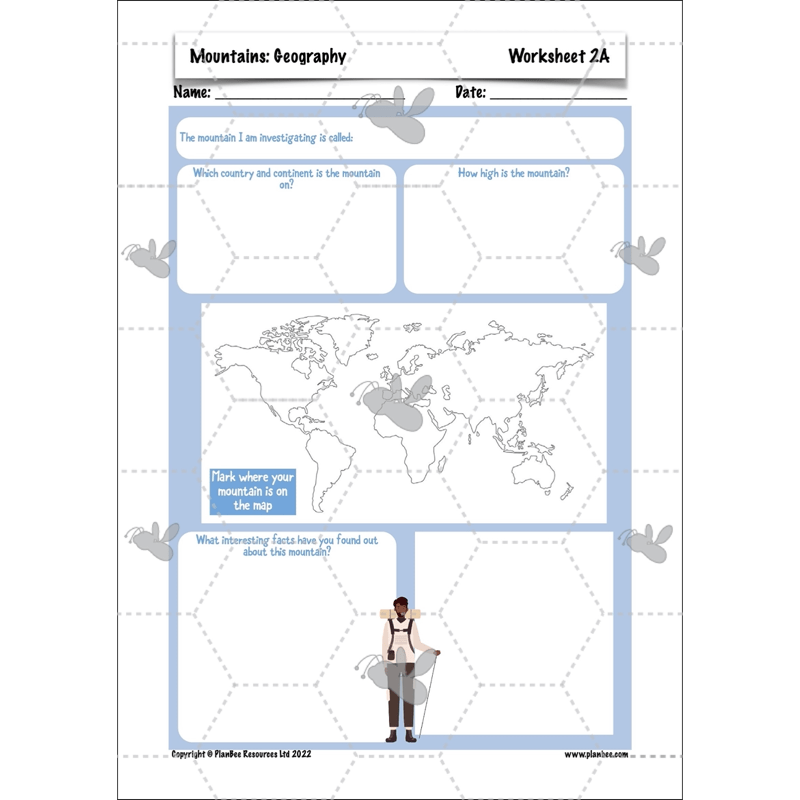 PlanBee Mountains KS2