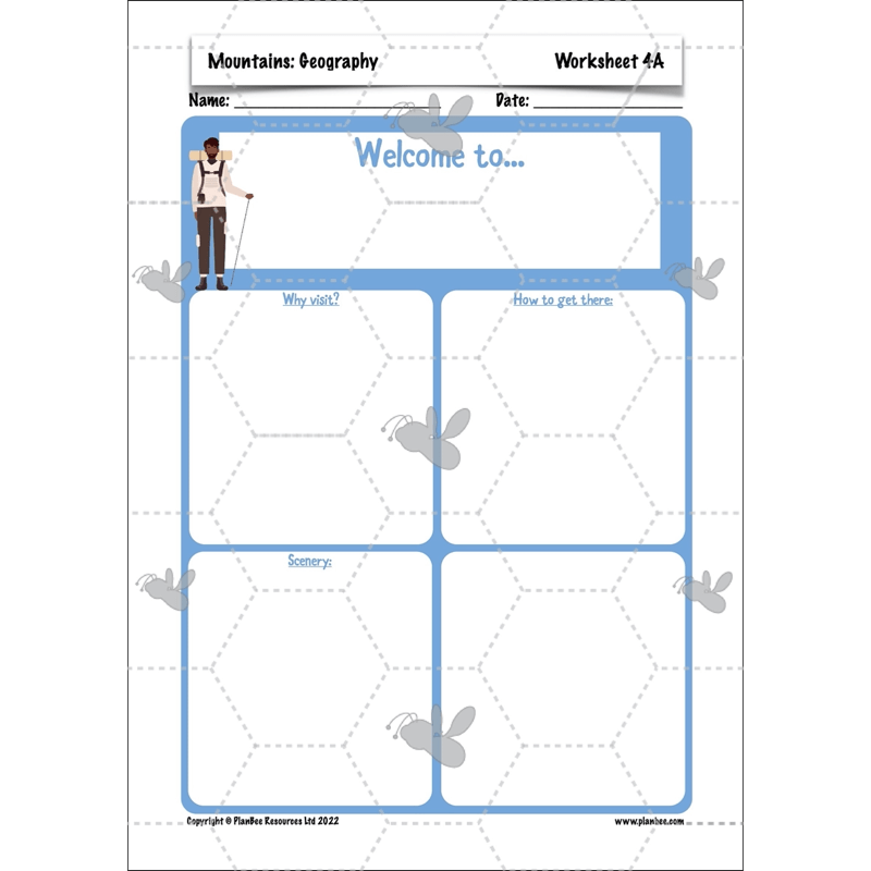 PlanBee Mountains KS2