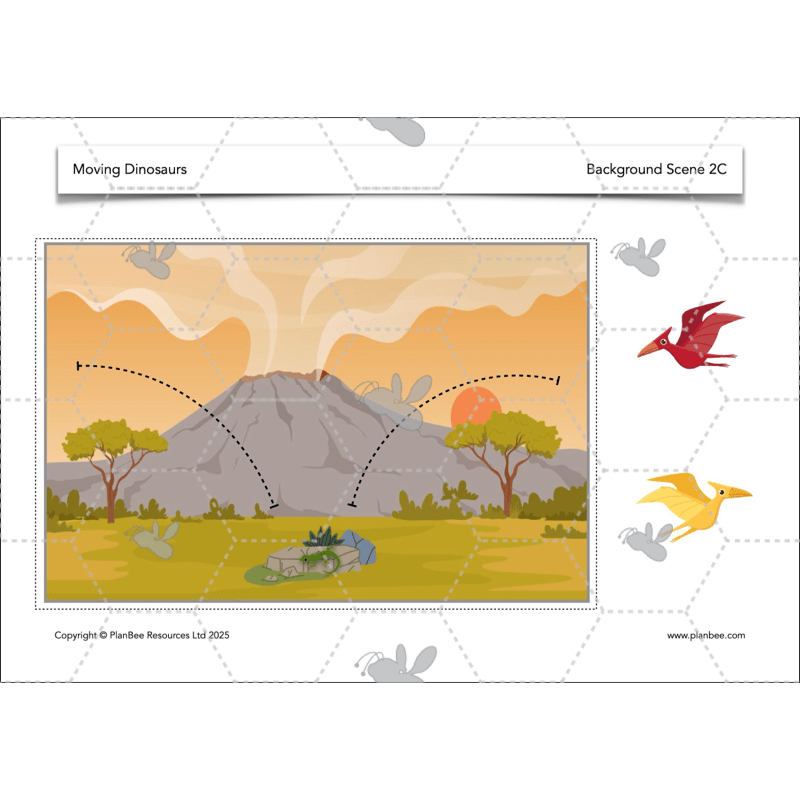 PlanBee Moving Dinosaurs KS1 | DT lessons
