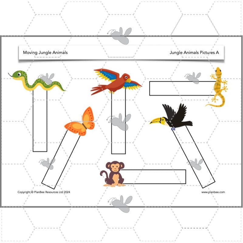 PlanBee Jungle-themed Sliders and Levers KS1 Lesson Pack | PlanBee