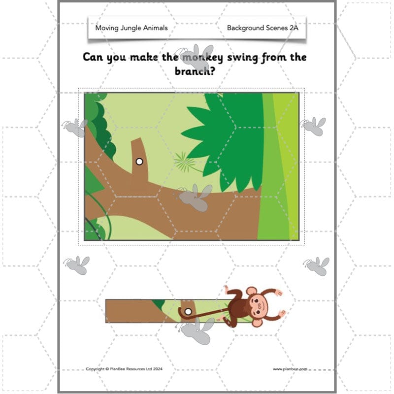 PlanBee Jungle-themed Sliders and Levers KS1 Lesson Pack | PlanBee