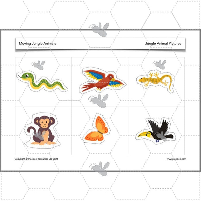 PlanBee Jungle-themed Sliders and Levers KS1 Lesson Pack | PlanBee