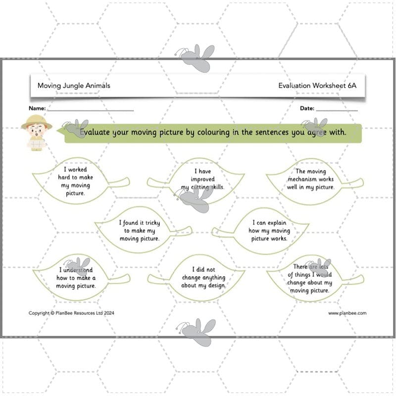 PlanBee Jungle-themed Sliders and Levers KS1 Lesson Pack | PlanBee