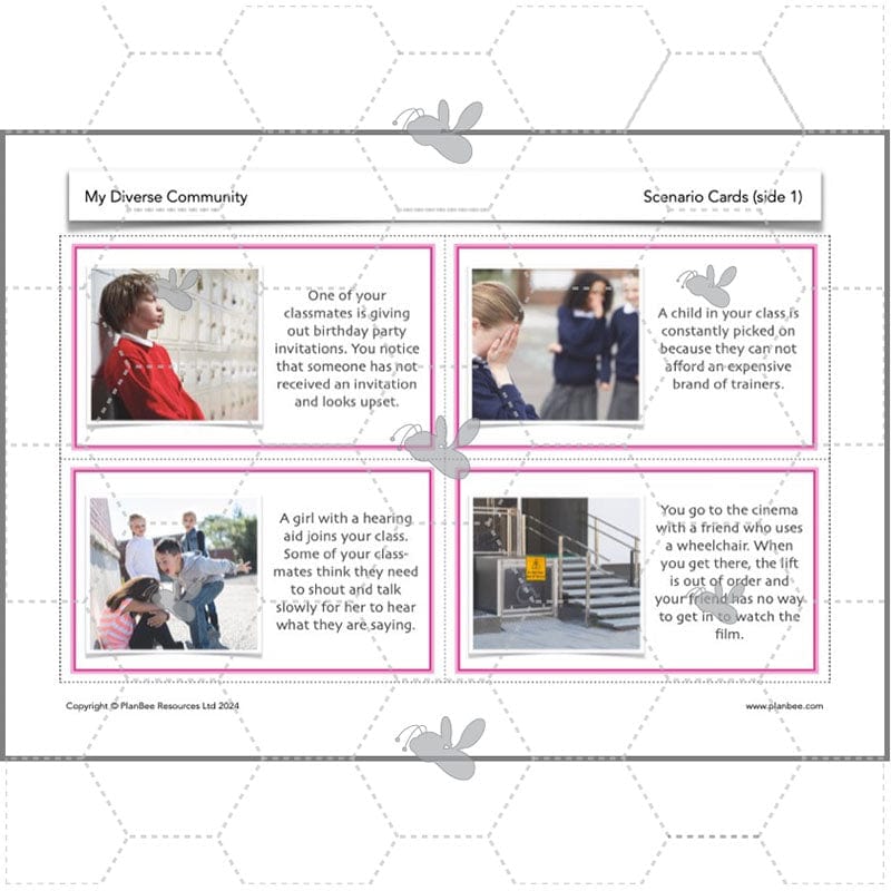 PlanBee My Diverse Community | Year 3 PSHE Lessons