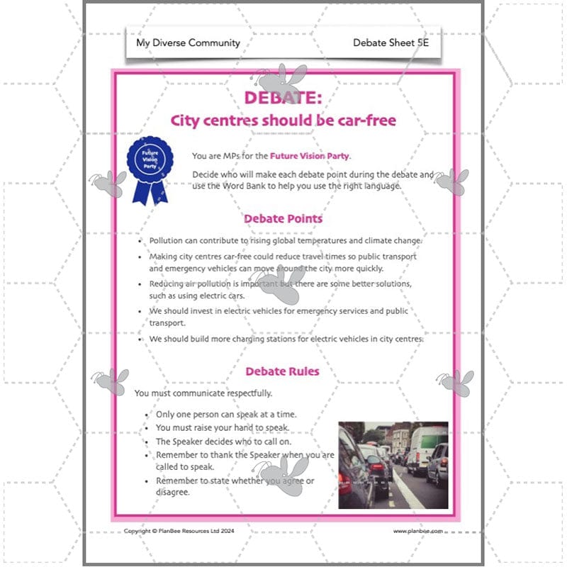 PlanBee My Diverse Community | Year 3 PSHE Lessons