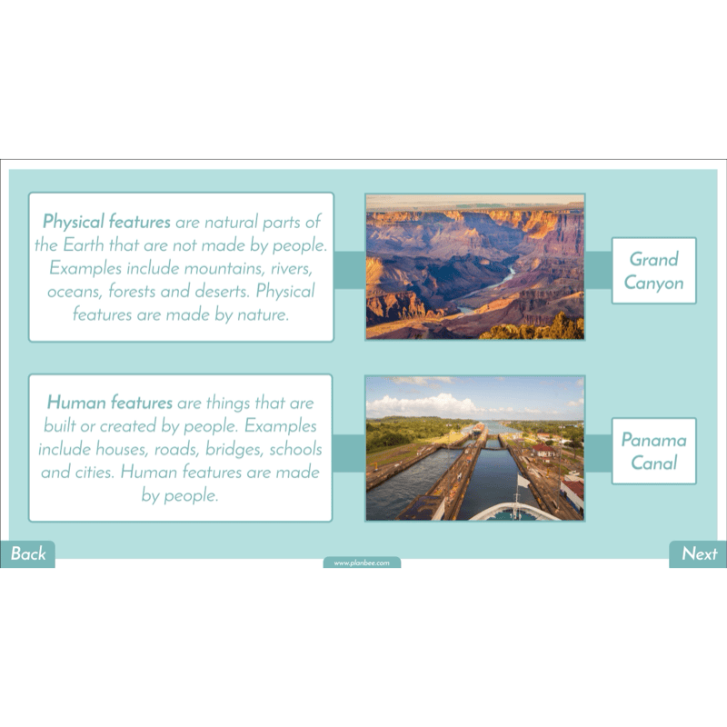 PlanBee North America KS2 Geography Lesson Pack