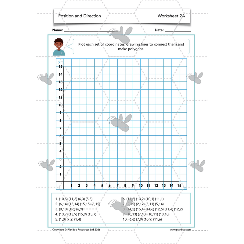 PlanBee Position and Direction Year 4 Maths Lessons | PlanBee
