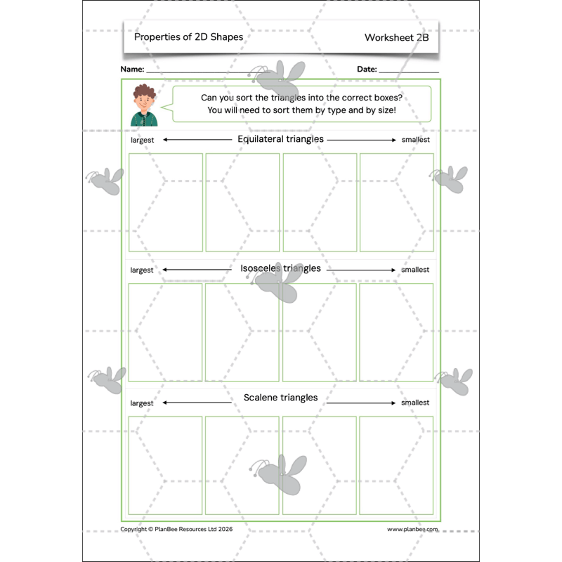 PlanBee Year 4 Properties of 2D Shapes KS2 Maths by PlanBee
