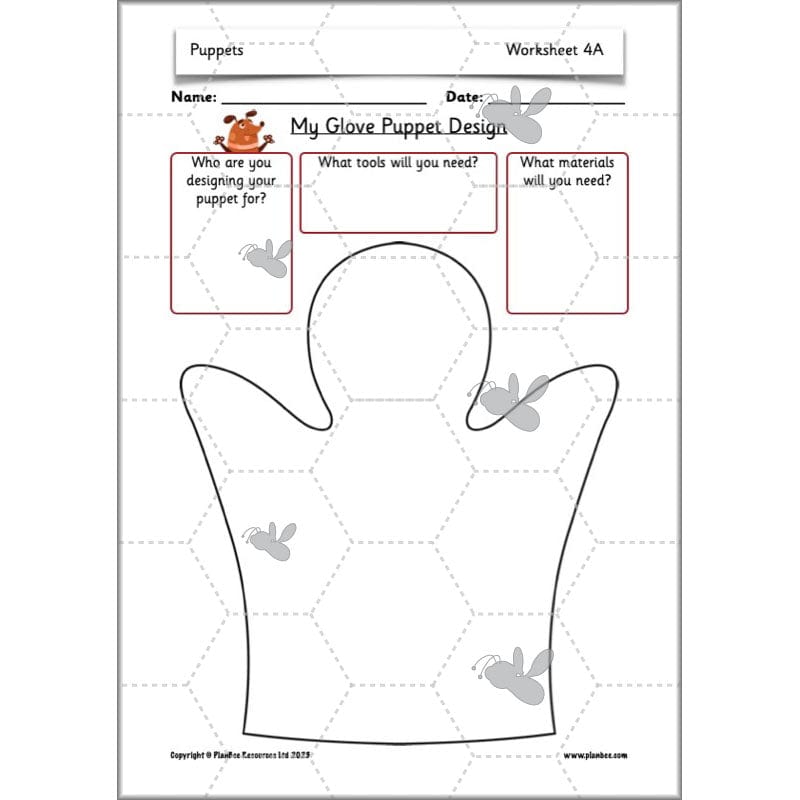PlanBee Puppets KS1 DT Lesson Planning Pack for Year 2 by PlanBee
