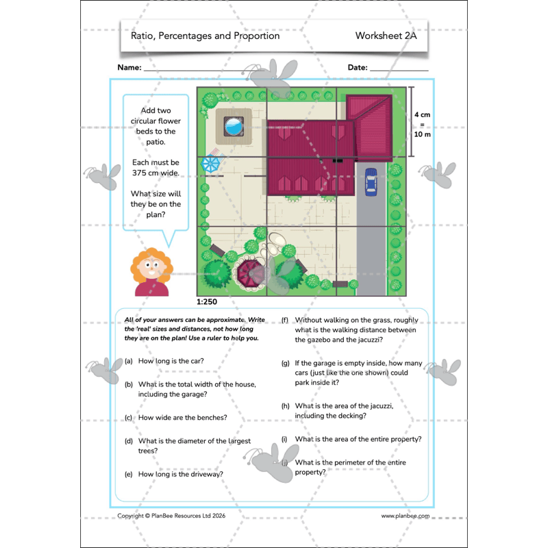 PlanBee Ratio, Percentages and Proportion: Year 6 Maths