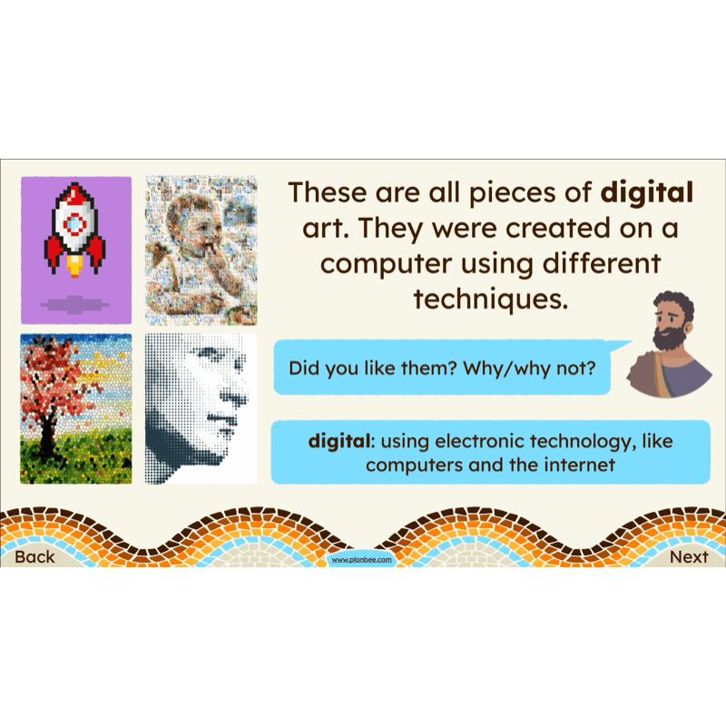 PlanBee Roman Mosaics KS2 Art Planning