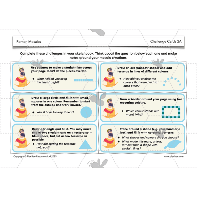 Roman Mosaics KS2 Art Planning PlanBee roman-mosaics-ks2-art-planning-planbee