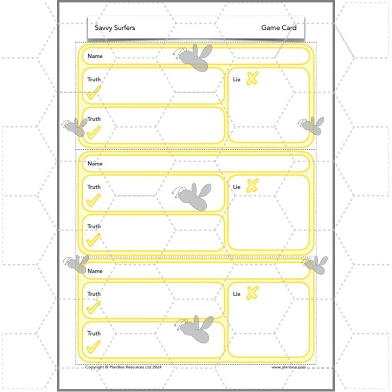 PlanBee Savvy Surfers Online Safety Year 3 PSHE Lessons by PlanBee