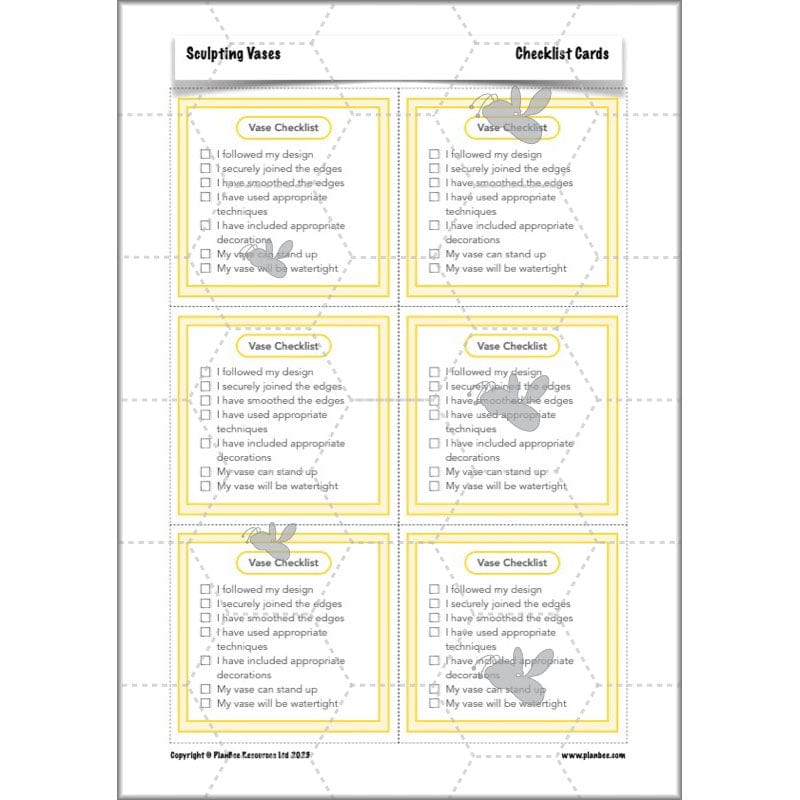 PlanBee Sculpting Vases - Sculpture Art Lessons for KS2 | Year 5 & Year 6