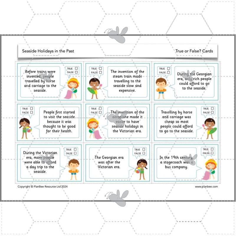 PlanBee Seaside Holidays in the Past KS1 History Lessons | PlanBee
