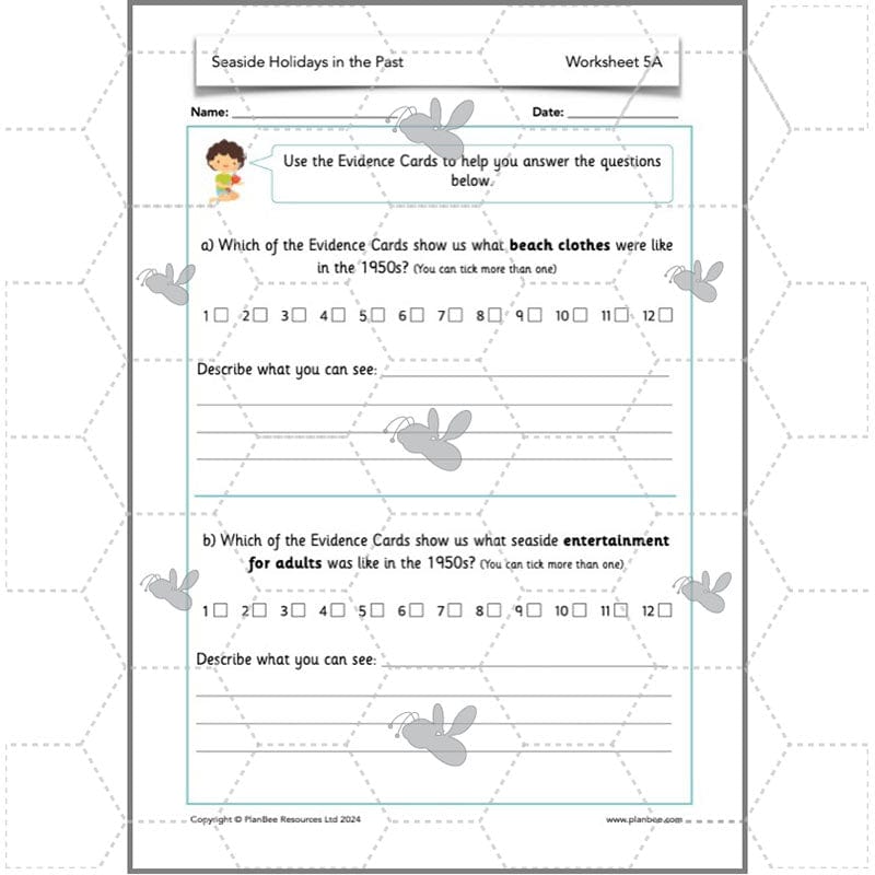 PlanBee Seaside Holidays in the Past KS1 History Lessons | PlanBee