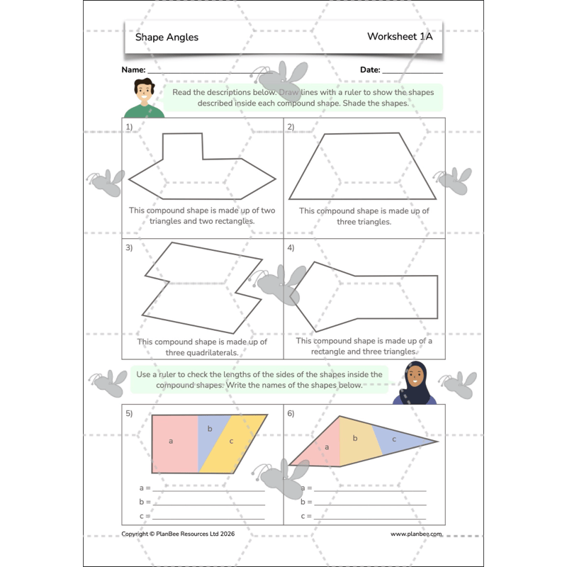 PlanBee Shape Angles Year 4 Shape Properties Lessons by PlanBee