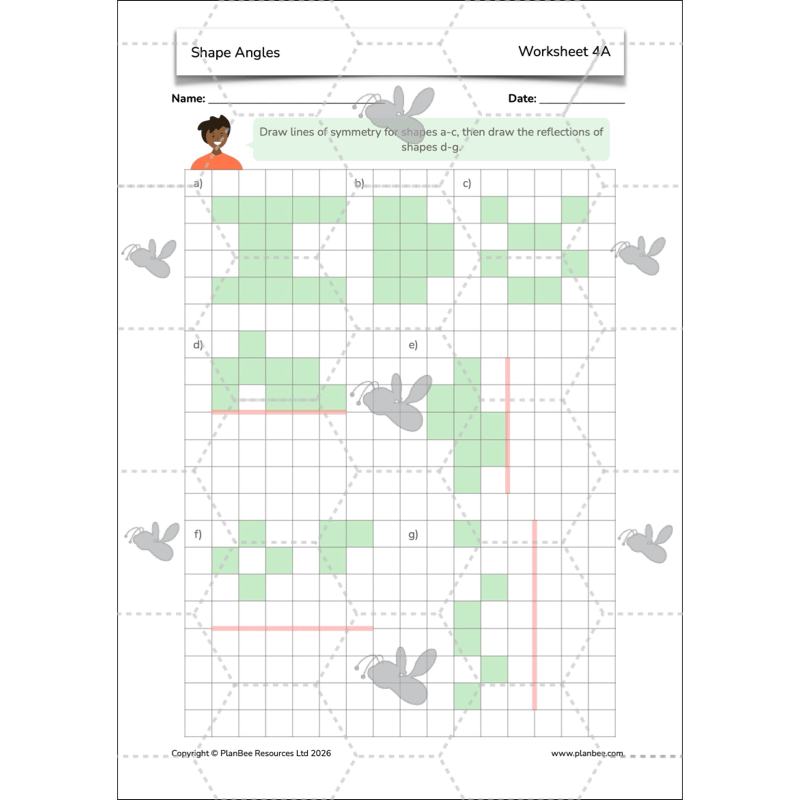 PlanBee Shape Angles Year 4 Shape Properties Lessons by PlanBee
