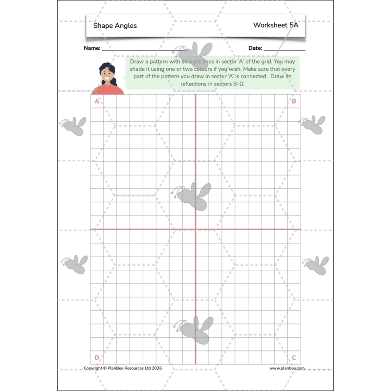 PlanBee Shape Angles Year 4 Shape Properties Lessons by PlanBee