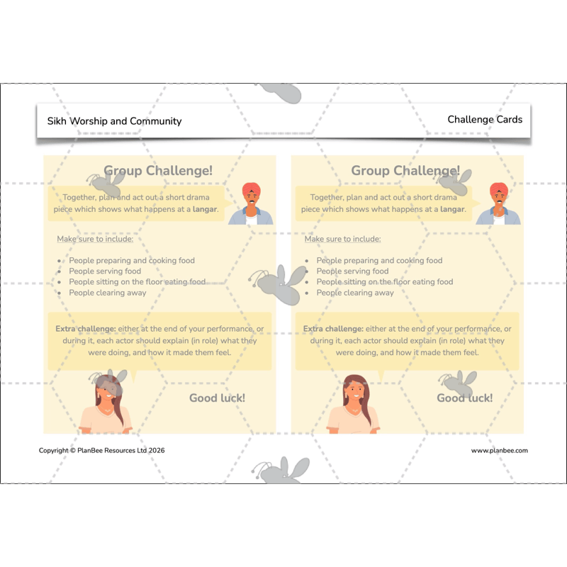 PlanBee KS2 Sikh Worship and Community KS2 lesson plans by PlanBee