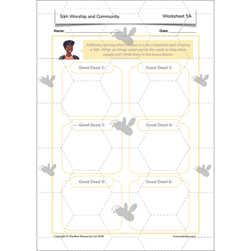 PlanBee KS2 Sikh Worship and Community KS2 lesson plans by PlanBee
