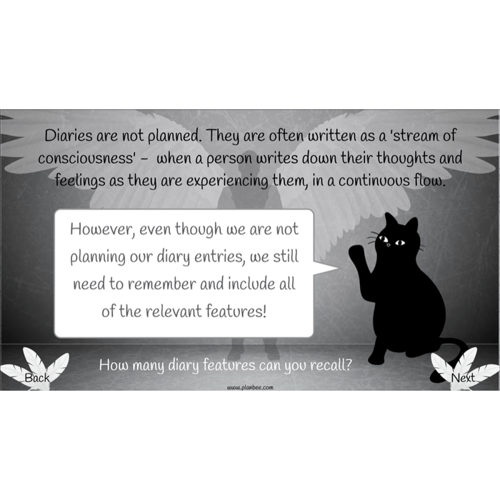 PlanBee Skellig Diary Entries KS2 | Year 6 English Lesson Pack