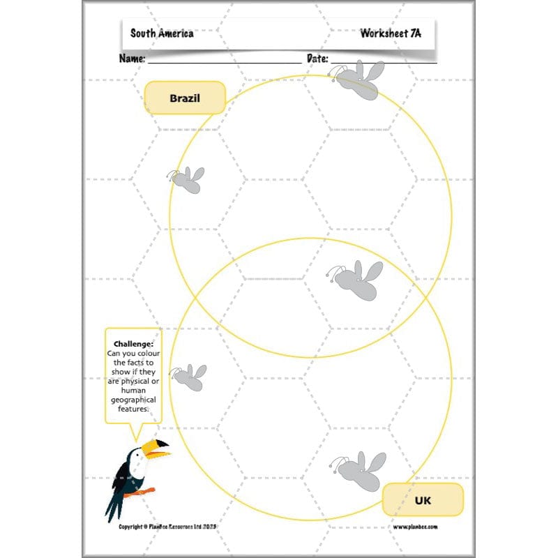 PlanBee South America KS2 Geography Lesson Pack by PlanBee