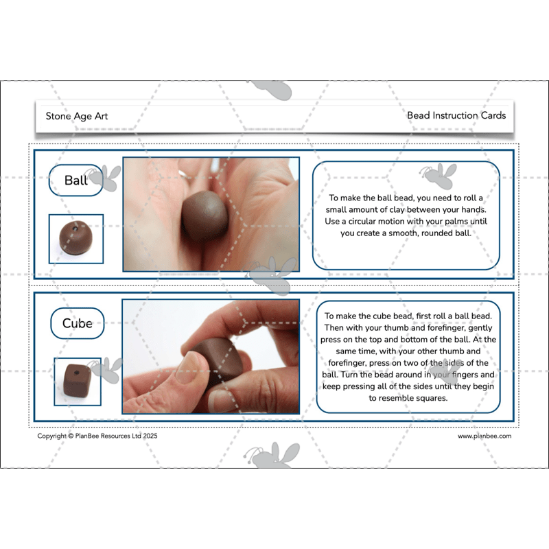 PlanBee Stone Age Art KS2 lessons