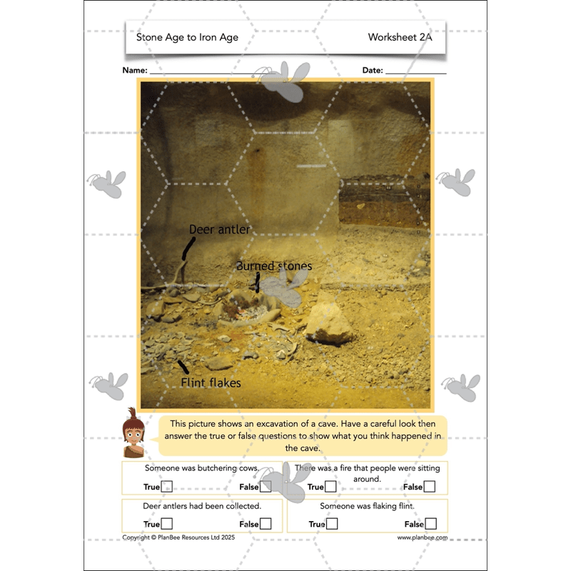 PlanBee Stone Age to Iron Age Year 3 and 4 | History Lessons KS2