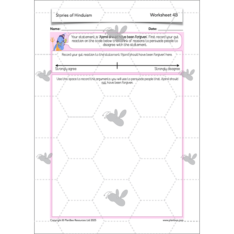 PlanBee Primary Resources Hinduism KS2 RE Lesson Pack | PlanBee