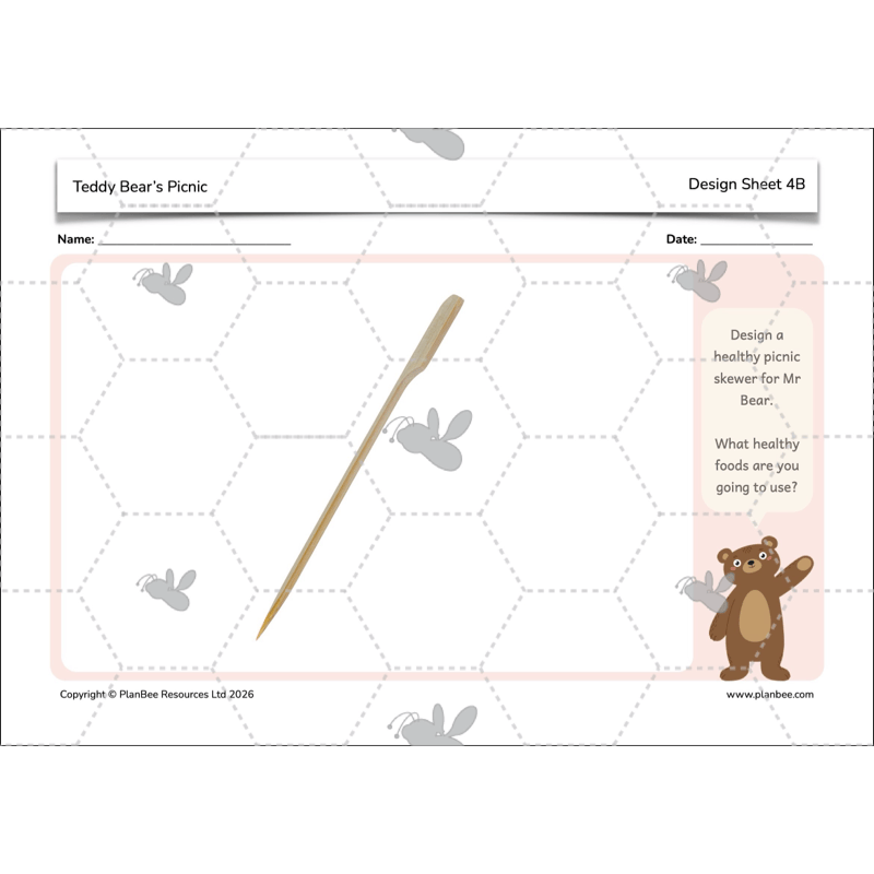 PlanBee Teddy Bears Picnic Ideas and DT Lessons by PlanBee