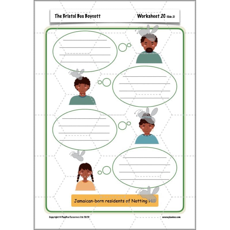 PlanBee Bristol Bus Boycott History KS2 lessons by PlanBee
