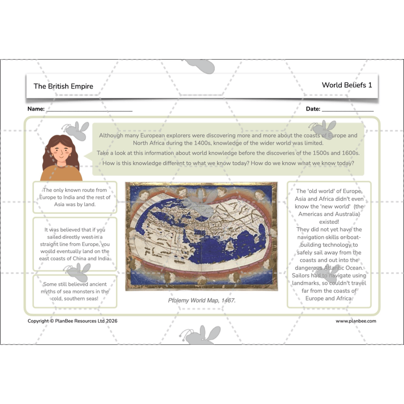 PlanBee British Empire KS2 Resources 
