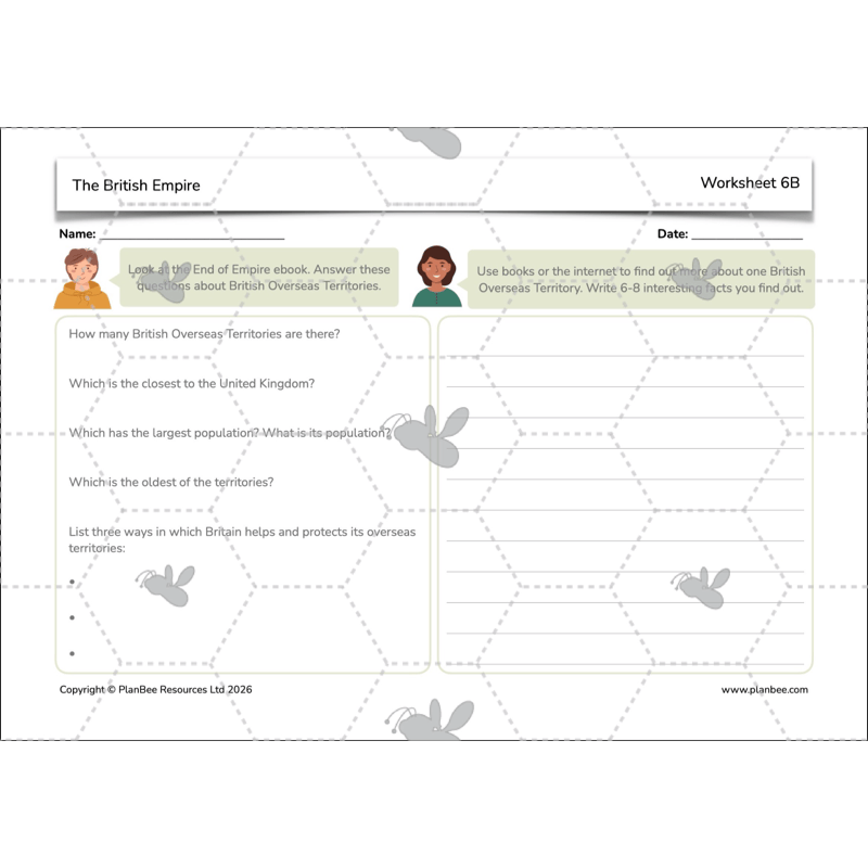 PlanBee British Empire KS2 Resources 