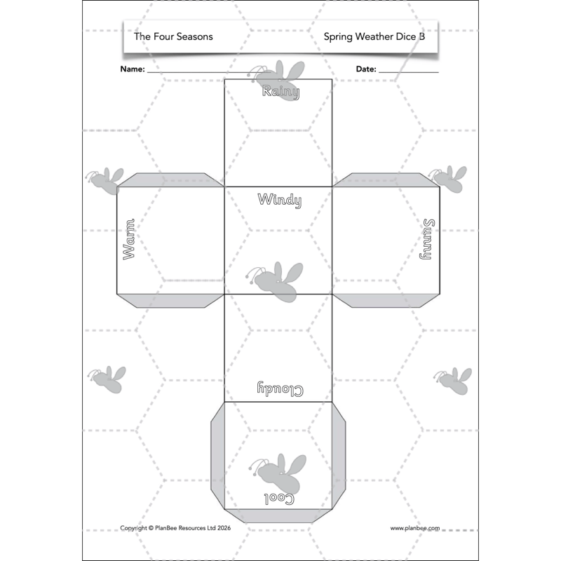 PlanBee The Four Seasons KS1 Geography Lesson Pack