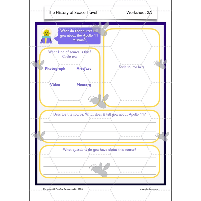 PlanBee The History of Space Travel KS1 Lesson Plans & Resources