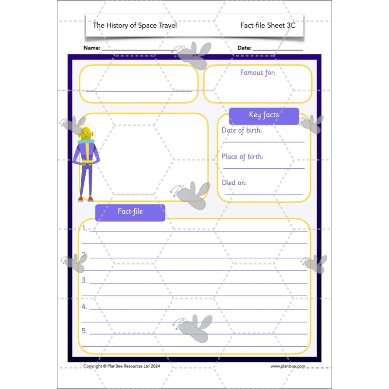 PlanBee The History of Space Travel KS1 Lesson Plans & Resources